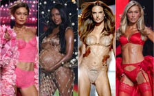 Jasmine Tookes khoe bụng bầu, Gigi Hadid, Alessandra Ambrosio… bốc lửa ở show Victoria's Secret 2025