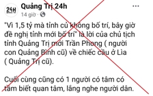 Xác minh nhiều trang mạng xuyên tạc ý của Chủ tịch UBND tỉnh Quảng Trị