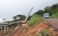 Cầu, tuyến nắn trên QL28B thi công ì ạch, Lâm Đồng ra ‘tối hậu thư’