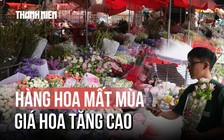 Làng hoa Hà Nội mất mùa, giá hoa tăng cao dịp 20.10