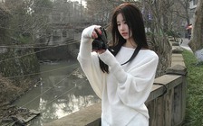 Ấm áp và nữ tính trong mùa thu cùng áo len mỏng, áo dệt kim