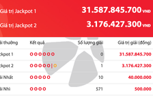 Kết quả xổ số Power 6/55 Vietlott tối 2.10, có người trúng 3,1 tỉ đồng