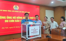 Tổng LĐLĐ Việt Nam phát động ủng hộ đồng bào bị thiệt hại do bão số 10