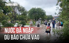 Một xã vùng trũng Huế đã ngập khi bão Fengshen chưa vào bờ