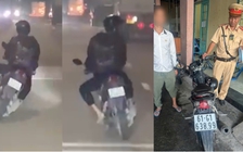 Lạng lách trước đầu ô tô, nam thanh niên bị CSGT TP.HCM phạt 9 triệu