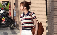 Áo dệt kim và quần, váy denim là cặp đôi hoàn hảo cho mọi cô gái