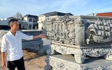 Chàng trai xứ Huế có 600 mẫu mã chậu đắp nổi bắt mắt