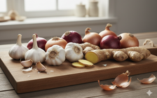 Chuyên gia chỉ cách ăn tỏi, hành tây và gừng sống tốt nhất