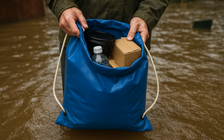 Túi chống lụt cứu tài sản: Ý tưởng ra đời từ nỗi khổ chạy lũ ở miền Trung