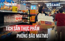 Người dân Hà Nội vội tích trữ thức ăn trước tin bão Matmo