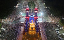 'Biển người' ở Tòa thánh Tây Ninh dự đại lễ Hội yến Diêu Trì Cung