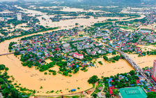 Ngập lụt lan rộng ở Thái Nguyên khi lũ sông Cầu vượt đỉnh lịch sử