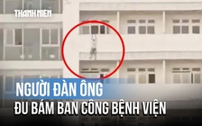 Xôn xao clip người đàn ông rơi từ lầu 8 bệnh viện ở Đồng Nai