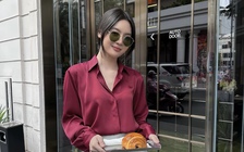 Tỏa sáng nơi công sở với áo sơ mi lụa sang trọng