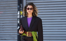 Khoác blazer thôi chưa đủ, thêm thắt lưng mới thật sành điệu