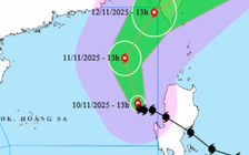 Dự báo vùng nguy hiểm trong cơn bão số 14, tàu thuyền 13 tỉnh phải tránh xa