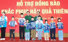 Đoàn tuyên giáo, báo chí TP.HCM tặng quà bà con Thái Nguyên bị thiệt hại mưa lũ