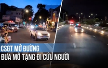 CSGT TP.HCM mở đường lúc rạng sáng đưa mô tạng đi cứu người ở Huế