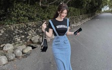 Chân váy đuôi cá denim bắt trọn từng khoảnh khắc thanh lịch