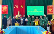 Bộ đội nhận nuôi 2 con của vợ chồng công an viên bị vùi lấp