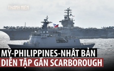 Mỹ, Nhật Bản, Philippines diễn tập với tàu sân bay ở Biển Đông, Trung Quốc phản ứng