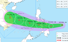 Dự báo bão Kalmaegi mạnh lên cấp 14 khi vào vùng biển Đà Nẵng đến Khánh Hòa