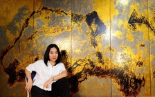 Trần Ngọc Linh, học trò họa sĩ Hồ Hữu Thủ, tìm lối đi riêng cho sơn mài