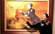 Ngắm chân dung màu nước của ca sĩ Phạm Thu Hà và... hơn thế nữa