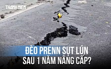Cận cảnh vết sụt lún nghiêm trọng trên đèo Prenn sau hơn 1 năm nâng cấp