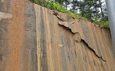 Đèo Prenn Đà Lạt sau hơn 1 năm nâng cấp bị sụt lún nghiêm trọng