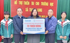 Hỗ trợ 2 trường học bị ảnh hưởng bão Bualoi và Matmo ở Cao Bằng