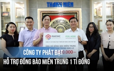 Công ty Phát Đạt hỗ trợ đồng bào miền Trung 1 tỉ đồng khắc phục hậu quả sau lũ
