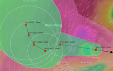 Dự báo kịch bản xấu bão số 15 không đổi hướng, đi thẳng Gia Lai, Khánh Hòa