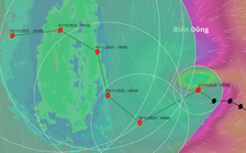 Bão số 15 (bão Koto) 6 lần đổi hướng, 'đi lòng vòng' trên biển 7 ngày