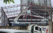 Phường An Khánh ra quân cưỡng chế sân pickleball xây dựng không phép