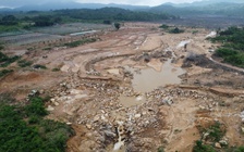 Vỡ hồ chứa nước ở Tuy Phong: Cận cảnh 'ao chứa' rộng tới 18 ha