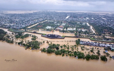 Mưa lớn nhiều nơi, Huế lũ lên nhanh cảnh báo ngập lụt diện rộng