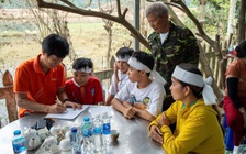 Quỹ Khởi sự từ tâm hỗ trợ 3 cháu nhỏ mất cha trong đợt lũ lịch sử