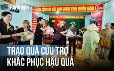 Trao 700 phần quà cứu trợ cho người dân ở vùng ngập nặng 