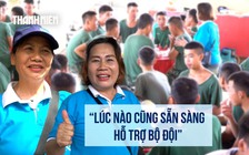 Bữa trưa tiếp sức bộ đội trước bão: 4 giờ sáng đi chợ, nấu ăn xong ra phụ bờ kè