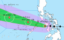Sáng sớm mai 5.11, bão Kalmaegi vào Biển Đông, sẽ mạnh lên cấp 14
