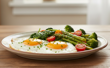 Ăn sáng với trứng và rau: Thói quen hỗ trợ giảm mỡ hiệu quả