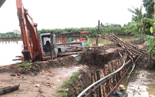 Cần Thơ: Vỡ đê ở cồn Sơn