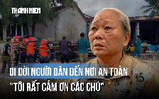 Bà cụ 75 tuổi đến nơi tránh bão Kalmaegi an toàn: 'Tôi rất cảm ơn các chú'