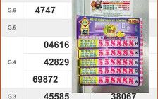 Tờ vé tứ quý 8888 trúng xổ số miền Nam, đại lý liền đổi thưởng