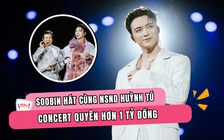 Soobin hát cùng NSND Huỳnh Tú, đêm nhạc quyên hơn 1 tỉ đồng cho miền Trung