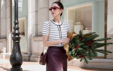 Muôn kiểu lên đồ để tỏa sáng cùng chân váy da cá tính