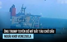 Xem lực lượng Mỹ bắt tàu chở dầu ngoài khơi Venezuela