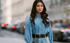 Chân váy ren mùa đông, mềm mại, gợi cảm nhưng không mong manh