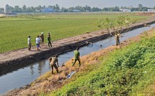 Đồng Tháp: Khống chế người đàn ông đập phá tài sản công trình thi công nút giao cao tốc